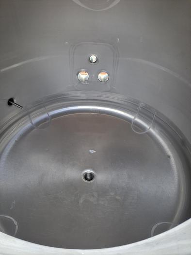 Used Tank, 200 Gallon, Stainless Steel, Insulated, Dish Top & Bottom, 36" X 48" #S745519