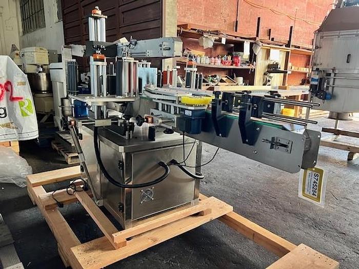 Used Labeler, Pressure Sensitive, Front & Back, Top Hold Down Belt #S745284