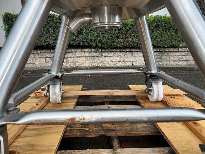 Used Tank, 26 Gallon (100-Liter), 316L Stainless Steel, Jacketed, Precision Stainless #S745108