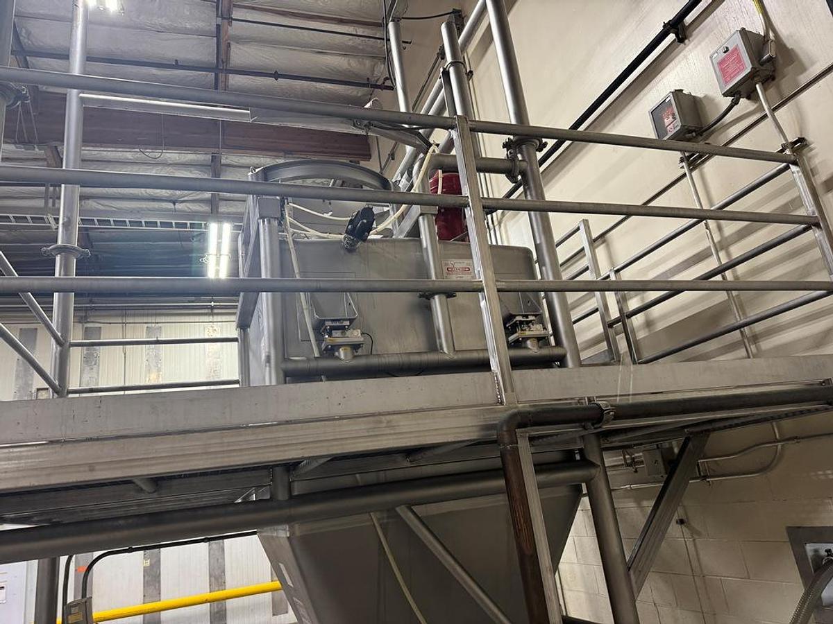 Used Sugar Receiving & Unloading System, Semi-Bulk / Rice Lake / Fristam, Stainless Steel, #5991615