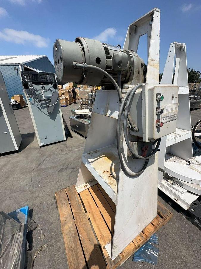 Used Mixer, Conical, Rotary Cone, Paul O. Abbe, Stainless Steel, 3 HP, #5992007