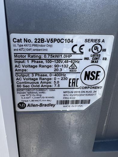 Used Reactor, 40 Gallon (150 Liters), 316L Stainless Steel, Jacketed, 45 PSI Internal, Agitated #S745436