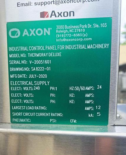 Used Tunnel, Shrink, Heat, Axon, Thermo Ray, Stainless Steel