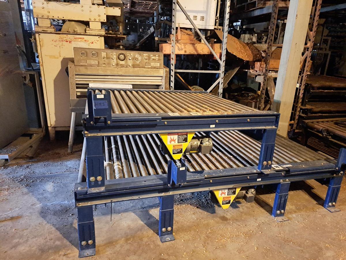 Used Wrapper, Pallet, Automatic, Lantech QLA, 92" Wrap Height, 25' Powered Conveyor, #5991667