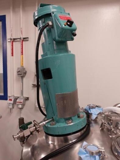 Used Reactor, 50 Gallon (200 Liters), 316L S/St, Jacketed, 45 PSI Internal, Agitated #S745438