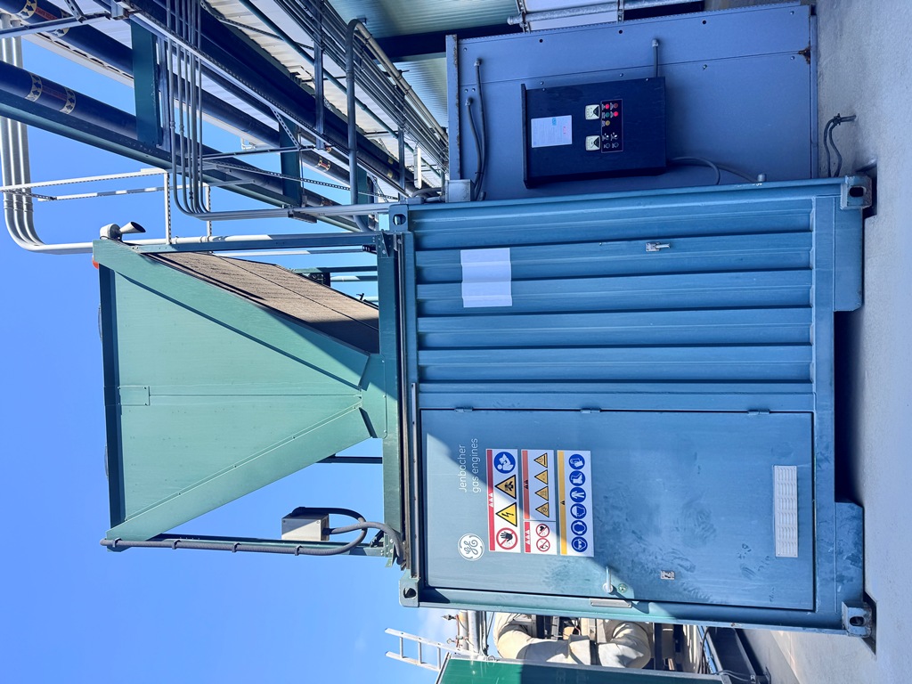 Used Cogeneration System, Natural Gas, 675 kW, GE Jenbacher JMC 312, Cooling & Heat Recovery System, Spare Engine, #