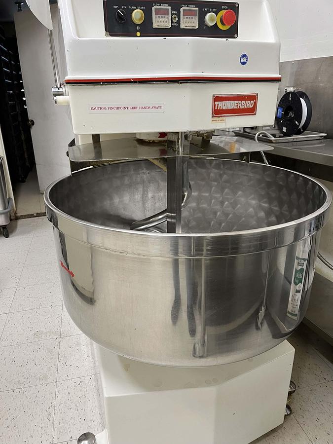 Used Mixer, Dough, Spiral, 250 Pound, Thunderbird ASP-120, 7.5 HP, #5991555