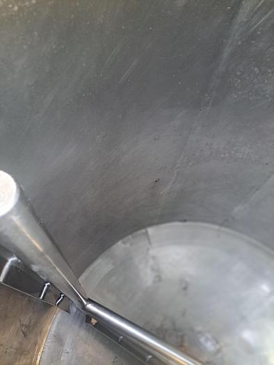 Used Tank, 2,000 Gallon, Jacketed, Scraper Agitation, Cone Bottom, APV #S745304
