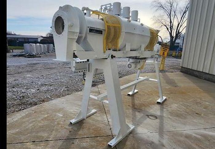 Used Calciner, Rotary, 6 1/2" diameter x 7' total length, Stainless Steel