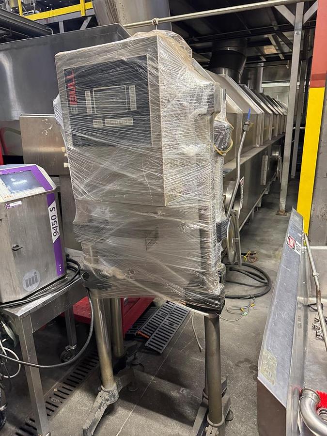 Used Canning Line, 400 BPM Class, Solbern / Angelus / Filtec / Signode, Stainless Steel, #5991611