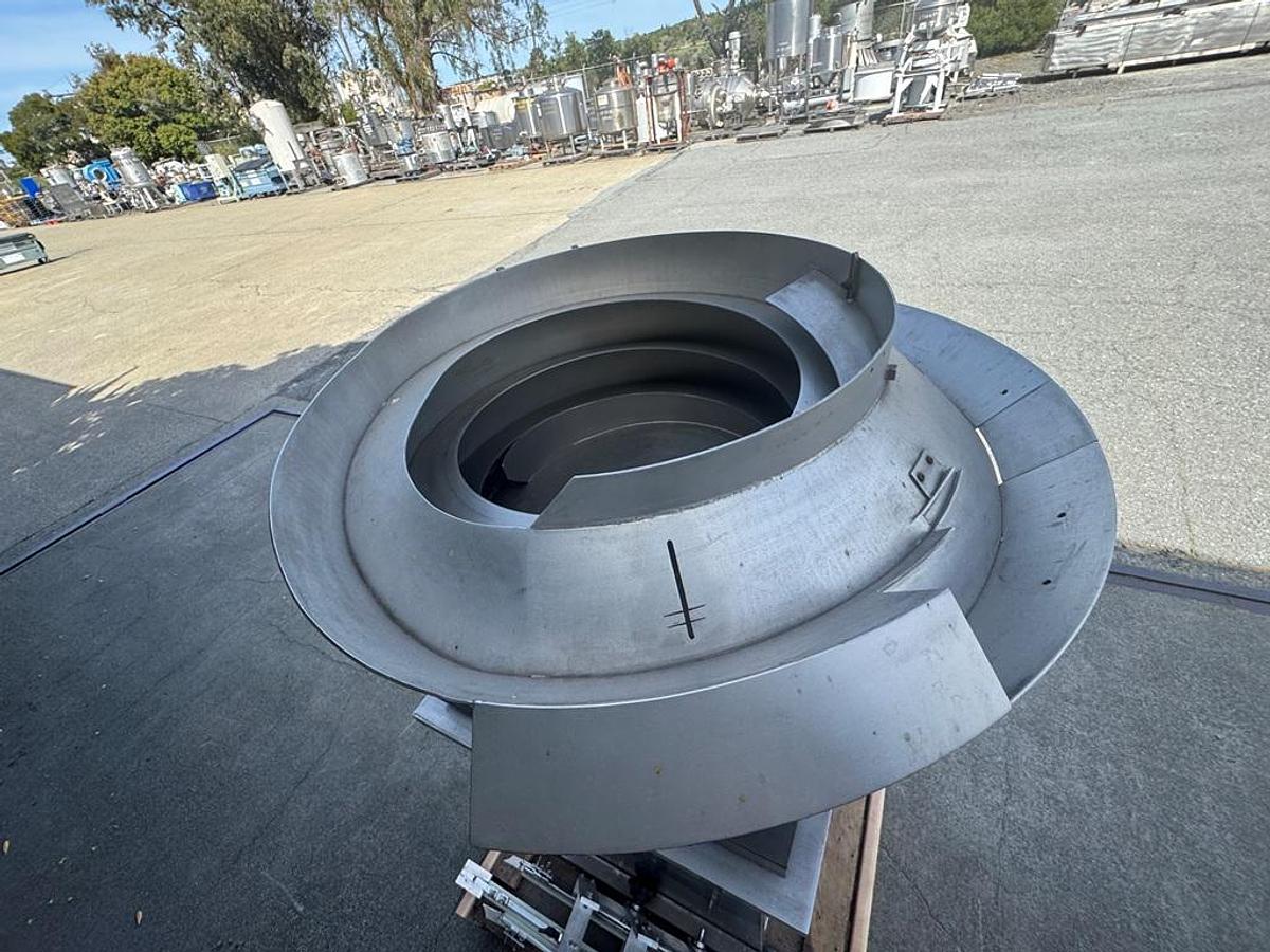 Used Unscrambler, Cap, Rotary, Stainless Steel, Inline Filling Systems, Elevator, #5991741