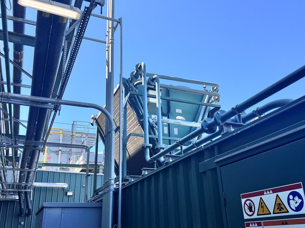 Used Cogeneration System, Natural Gas, 675 kW, GE Jenbacher JMC 312, Cooling & Heat Recovery System, Spare Engine, #