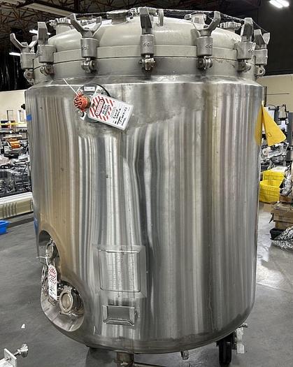 Used Reactor, 209 Gallon (790 Liter), 316L Stainless Steel, Jacketed, DCI, 45 PSI - #4755676