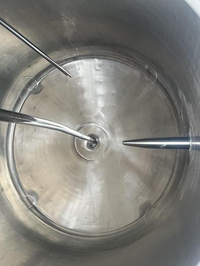 Used Reactor, 40 Gallon (150 Liters), 316L Stainless Steel, Jacketed, 45 PSI Internal #S745425