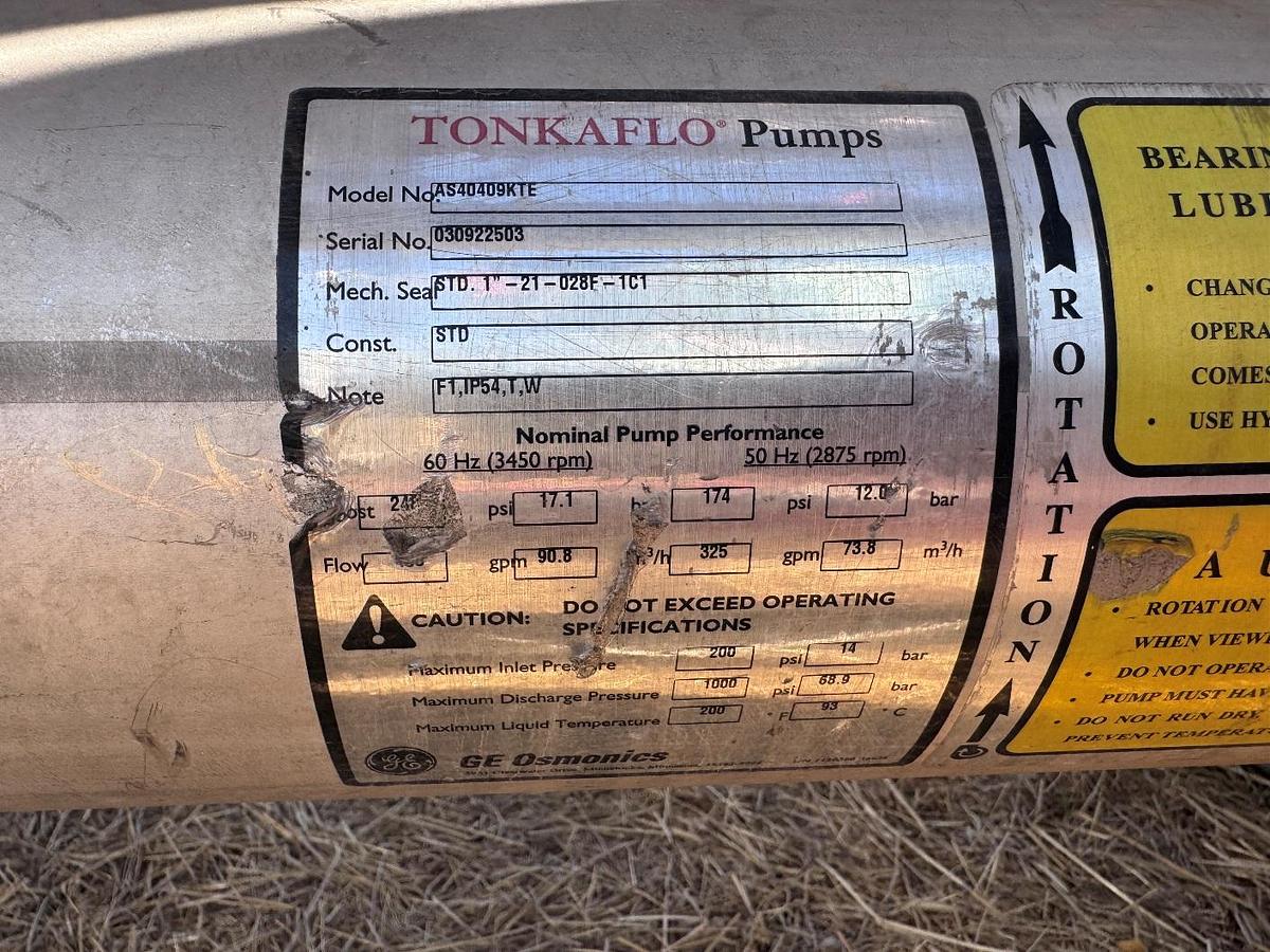 Used Filter, Nano Filtration, Osmonics, BEV Series, Stainless Steel, 300 GPM Permeate, #5991746
