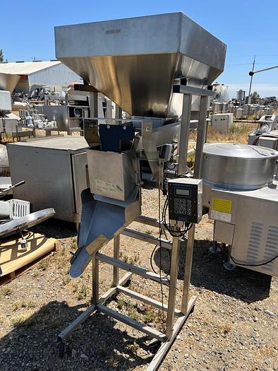 Used Filler, Weigh, 1-Lane, Logical Machines, Stainless steel, 50 Pounds #C745203