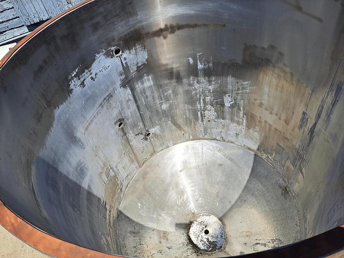Unused Tank, 400 Gallon, 304 S/St, Jacketed, FT/DB - #S745258