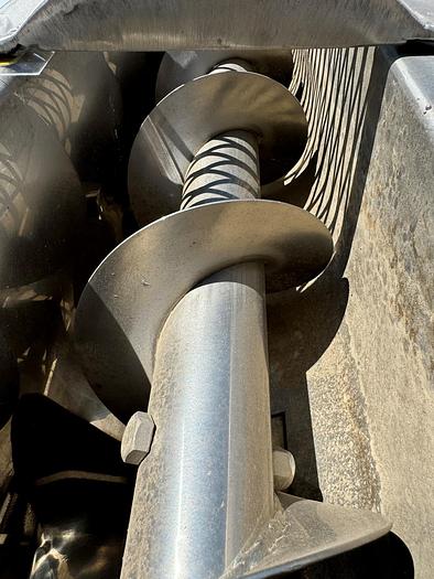 Used Conveyor, Screw, 6" X 7', Stainless Steel, Less Motor, #5880238