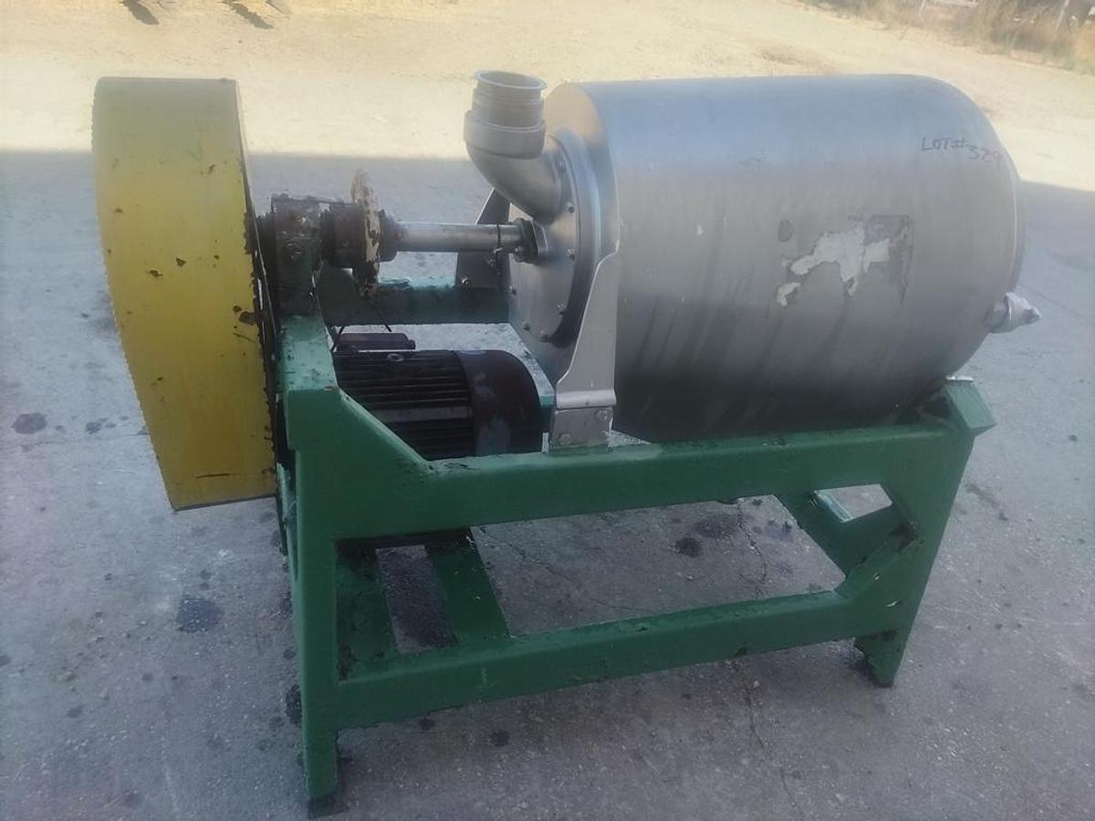 Used Pulper, Finisher, Langsenkamp, Model 67-A, Stainless Steel Chamber, Belt Drive, #5991919