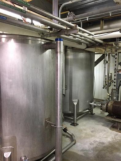 Used Spray dryer 7,000 lbs. Per hour evap. V-bottom dryer three nozzles