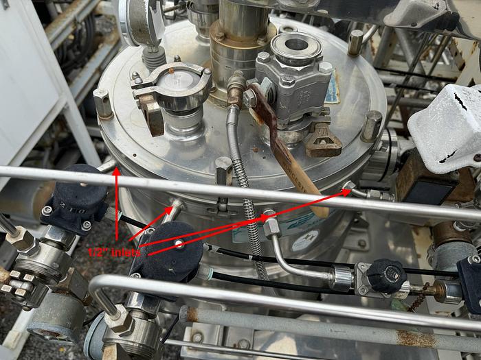 Used Fermenter, 45 Gallon, 316 S/st, Jkt, Agit, Mueller, System, #S695158