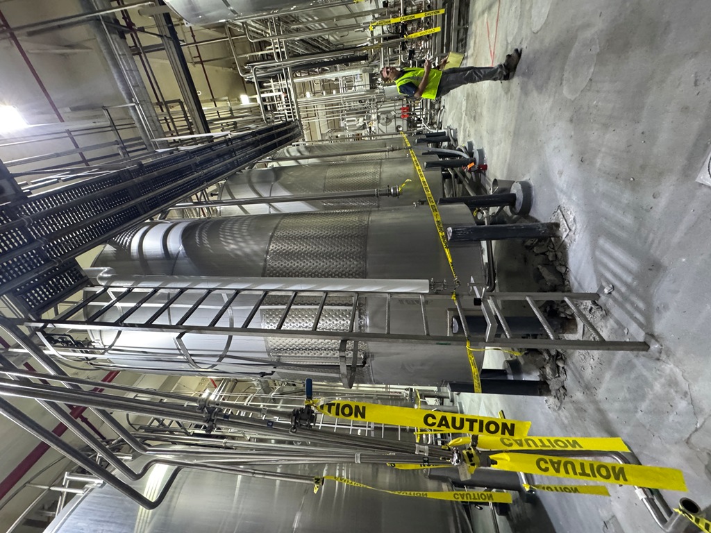 Used Tank, 6,000 Gallon, Dimple Jacketed, Agitated, Stainless Steel, Qty 3, #5991623