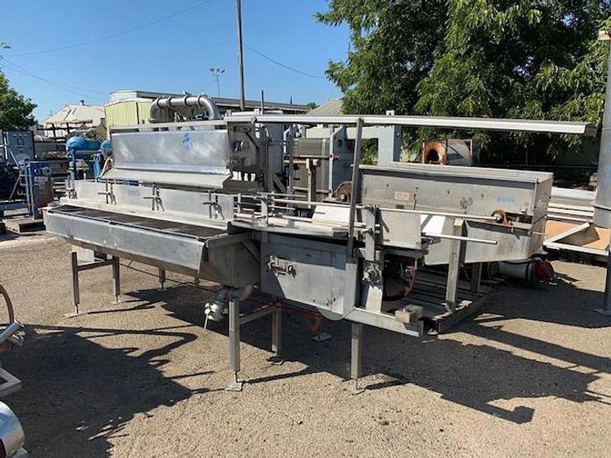 Used Briner, Overflow, Stainless Steel, 12 feet, Volta Belt Conveyor, Waukesha 130 U1 Pump, #5991929