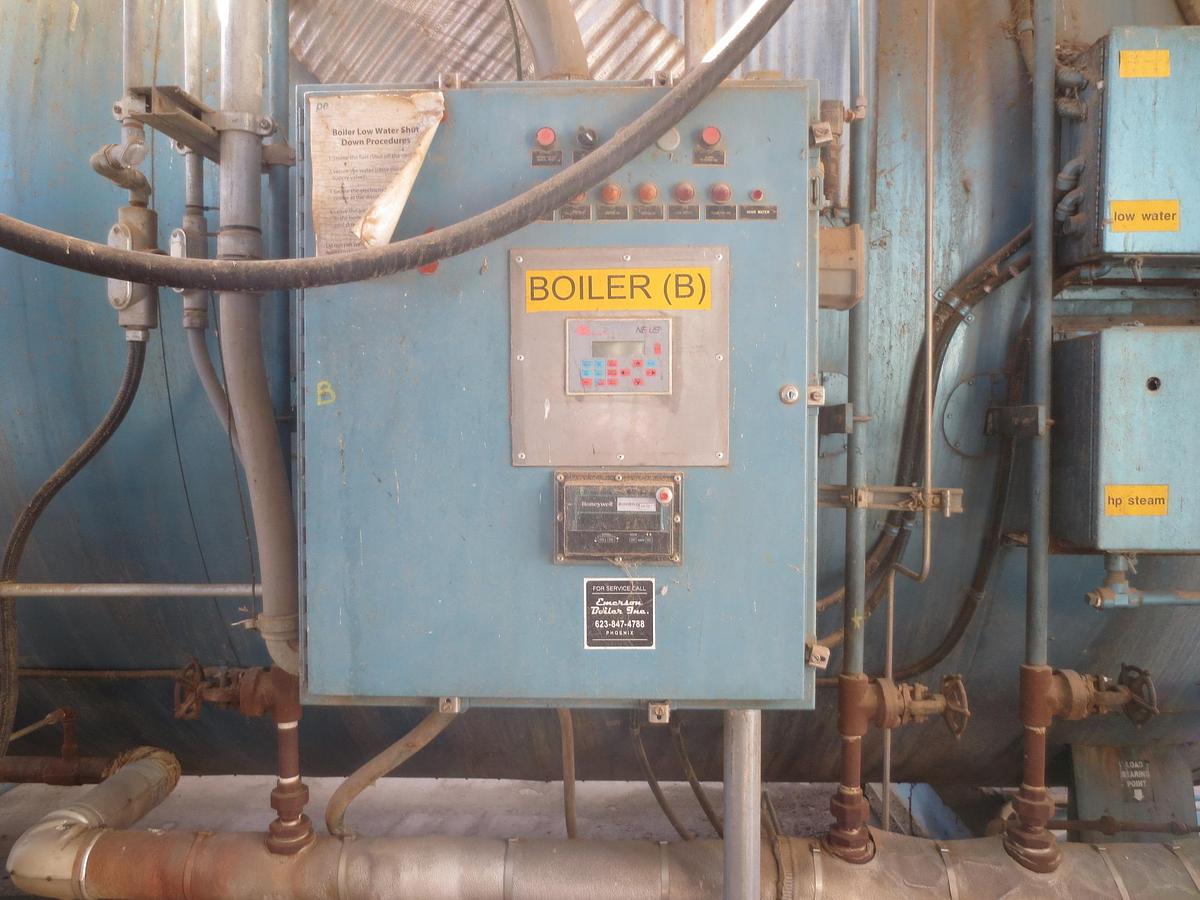 Used Boiler, 2,200 HP, 75,900 Lbs/Hr, 150 PSI, Gas Fired, Superior 8-5-11000, #5991569