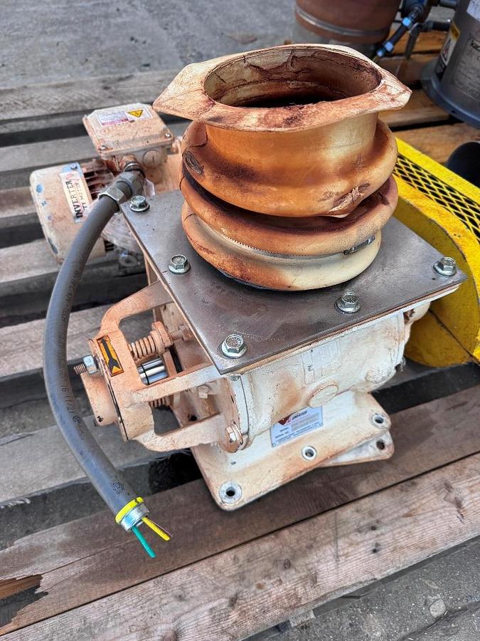 Used Valve, Rotary Airlock, 6" Diameter, Prater Model PAV-6S CT, 0.5 HP, #5991895