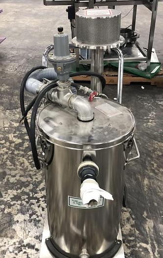 Used Dust Collector, Tiger-Vac, Model V-2 Vacuum System, 1.5 HP, Explosion Proof #4775385