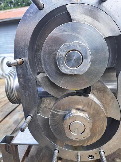 Used Pump, Positive, Waukesha, Model 060U1, 316 Stainless Steel, 3 HP #S745384