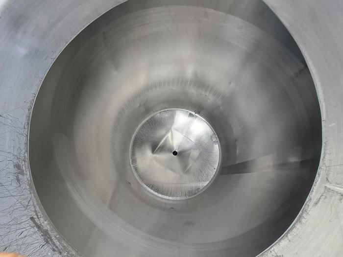 Used Tank, 450 Gallon, 316 Stainless Steel, Dome Top, Cone Bottom, Portable, #5991302