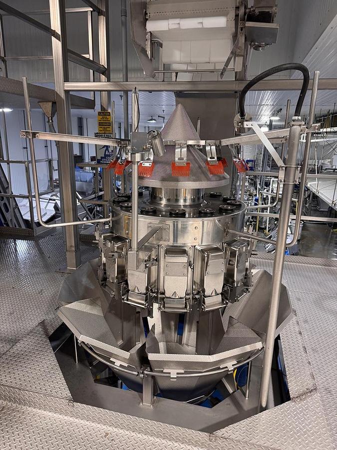 Used Filling Line, Bag, Ishida Combination Scale, Bosch SV 3800 Bagger, Elevator, Produce, #5991861