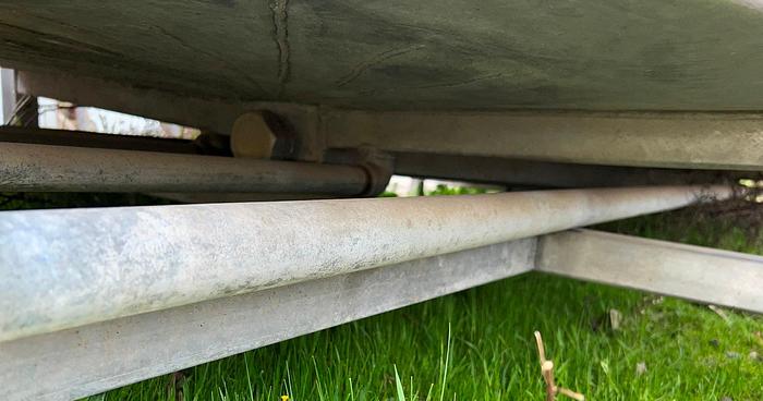 Used 1,000 Gallon Round-End Stainless Steel Cheese Vat with Bottom Jacket and Agitator #S744995