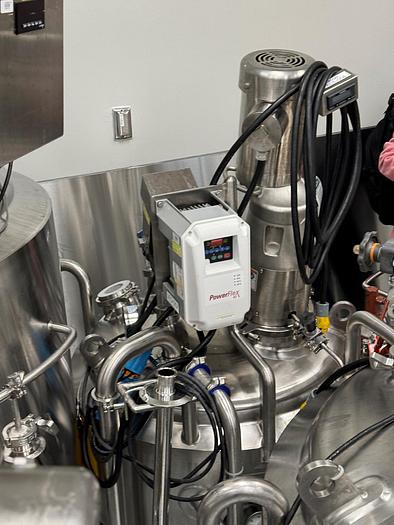 Used Reactor, 40 Gallon (150 Liters), 316L S/St, Jacketed, 45 PSI Internal, Agitated #S745436