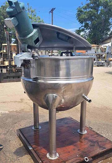 Used Kettle, 100 Gallon, Jkt, Agit,  Hamilton #S745063
