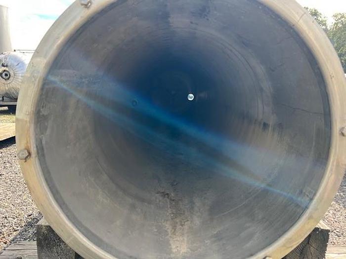 Used Tank, 350 Gallon, Stainless Steel, 2'6" X 10', Double Agitation, #C693490
