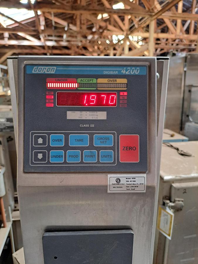 Used Scale, Platform, 18" X 18", Doran, Mdl 4200, 100 Lbs #S742639