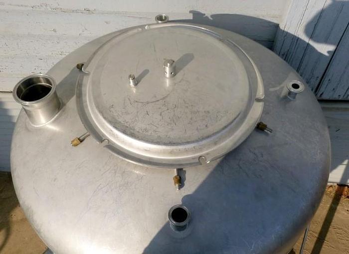 Used Tank, 211 Gallon, S/st, Ucon, 42" X 36", Jkt, DT/DB, E  #S744859