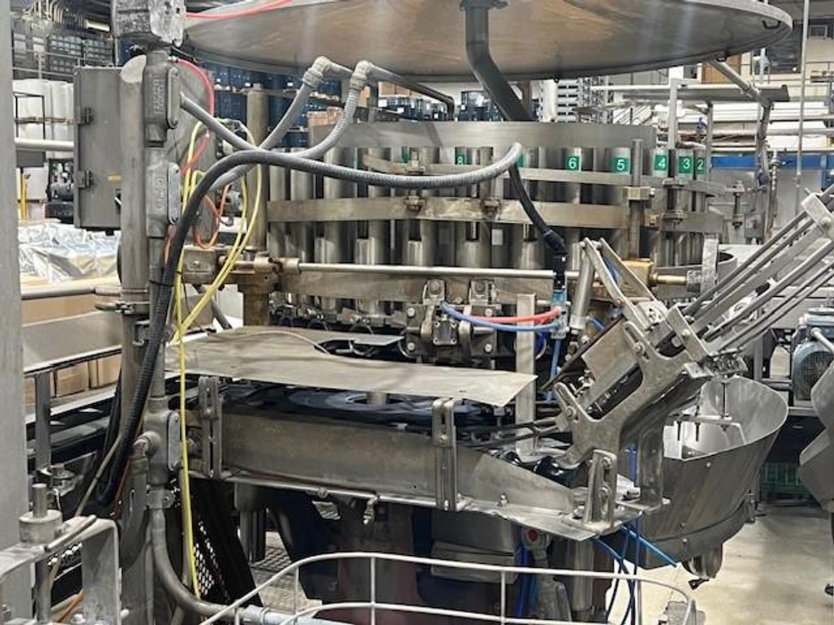 Used Frozen Can Line, With Pasteurizer, Filler, Coder, Packer, Seamer, Palletizer, #5991536