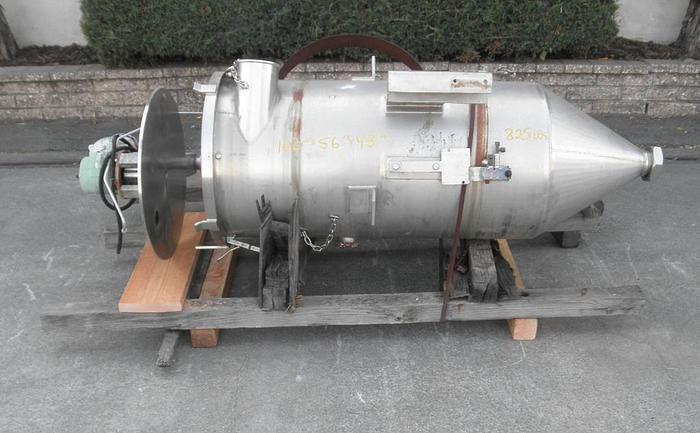 Used Tank, 125 Gallon, 316 Stainless steel, 2' X 4', Flash/Surge, Agitated, Cheese #S694027