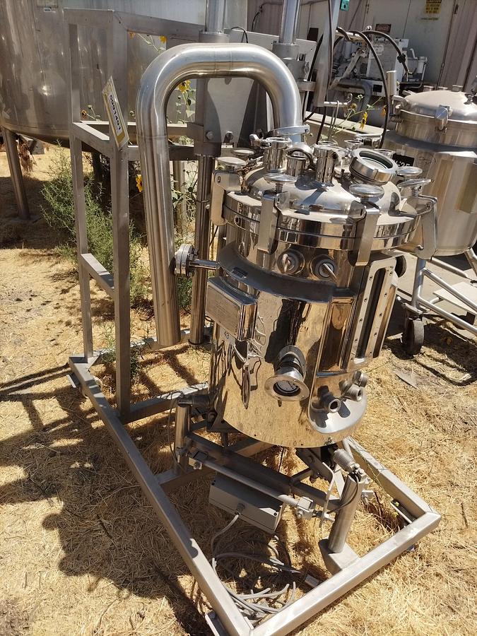 Used Tank, 26 Gallon (100 Liter), 316L Stainless Steel, Jacketed, 58 PSI, BV Speciaal Roestvrijstaal, #5991491