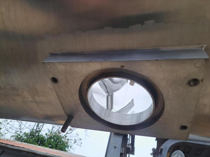 Used Mixer, Ribbon, 18 CF, Stainless Steel, Double Ribbon, 10 HP #S745504