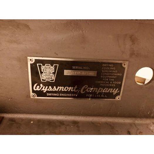 Used Wyssmont OE-32 Turbo Tray Dryer, 96” Diameter, Stainless Steel, (32) Trays - #