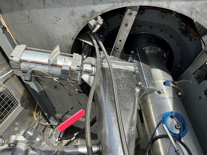 Used Dryer, Conical, 13.5 CF, Stainless Steel, Krauss Maffei, Titus-Mixer-Dryer #5562509