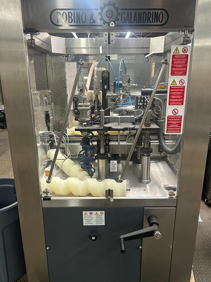 Used Capper, Automatic Bottle Capsuling Machine, Robino & Galandrino Fenix 4500, #