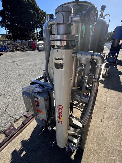 Used CIP, 1-Tank, 100 Gallon, Heat Exchanger, Chromalox Heater, Pumps, #5991176