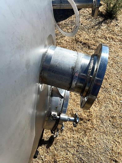 Used Tank, 2,000 Gallon, 15 PSI, Full Vacuum, Stainless Steel, G2 #S745289