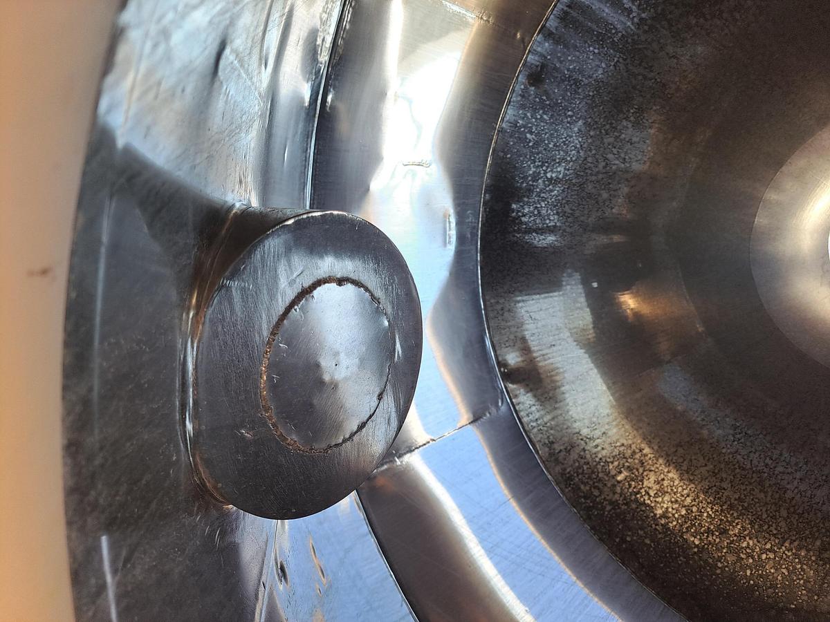 Used Mixer, Conical, 100 CF, 304 Stainless Steel, Gemco, 7.5 HP, #S741455