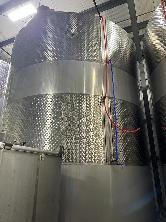 Used Tank, 26,000 Gallon, 304 Stainless Steel, Jacketed, 15'9" x 18' Straight Side, #5991778